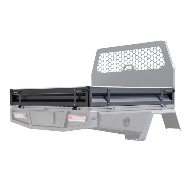 Heavy Duty Tray Side Kit - 1700mm - Matte Black