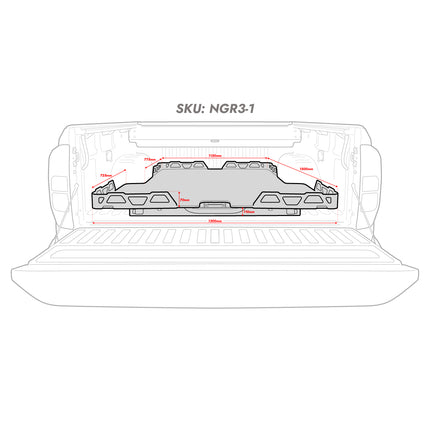 HSP Load Slide Suits Dual Cab Next Gen Ranger/Raptor