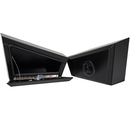 Tapered Under Tray Toolbox 800mm (Pair) - Matte Black