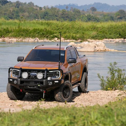 Ironman 4x4 Side Steps and Rails - Dimple Step Design 19+ Dmax (dual & single cab only)