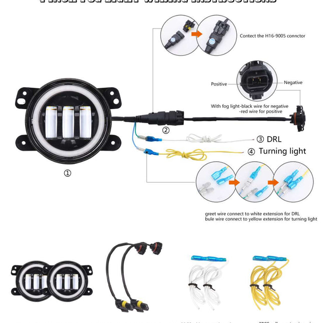 Offroad Animal Fog lights 4"