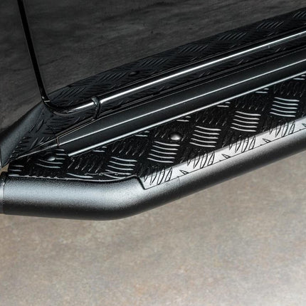 PIAK Side Step (Can use for rails, Black) for Toyota Fortuner GUN156R (8/2015 to 5/2018)