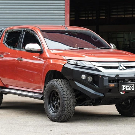 PIAK Side Step (Roadrunner, Silver) for Mitsubishi Triton MR (11/2018 to 12/2023)