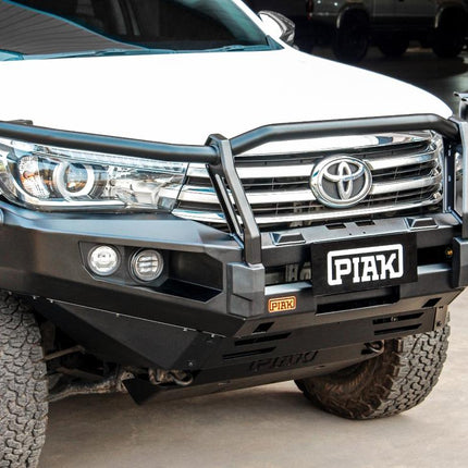 PIAK Elite Loop Bar (Black Recovery Points & Bash Plate) for Toyota Hilux (7/2015 to 5/2018)