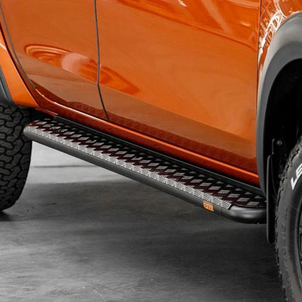 Side Step (Can use for rails, Black) for Mitsubishi Triton MR (11/2018 to 12/2023)