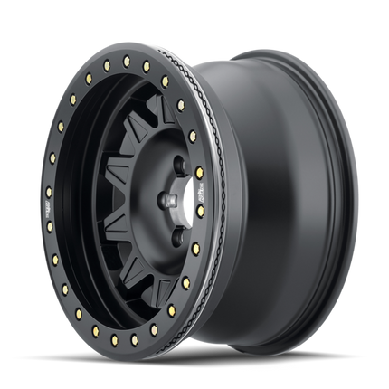 DIRTY LIFE 17x9 14N 6x139.7 CB110.1 ROADKILL Black Comp Beadlock (Mag W/Nut)(No Cap)