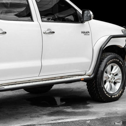 PIAK Premium Loop Bar (Black Recovery Points & Bash Plate) for Toyota Hilux (9/2011 to 6/2015)