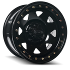 Dynamic Steel Wheels Sunraysia Imitation Beadlock BLACK 17x9 5x150 -55 cb110.2 1450kg rated