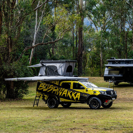 Buswakka Extreme Darkness Awning With D-Zip (Left Hand Side)