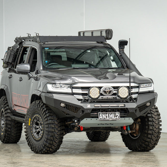 Offroad Animal Predator Bull Bar Land Cruiser FJA300 2021 on GR Sport or Sahara ZX / Rally Hoop to suit LC300 Predator bar to suit Offroad Animal Arse Kicker 9 inch lights