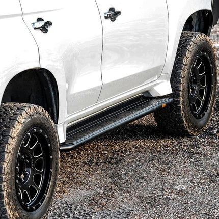 PIAK Side Step (Can use for rails, Black) for Mitsubishi Pajero Sport (8/2020 on)