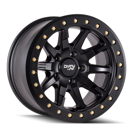 DIRTY LIFE 17x9 12N 5x127 CB71.6 Dual Tek DT2 Matte Black 1542KG