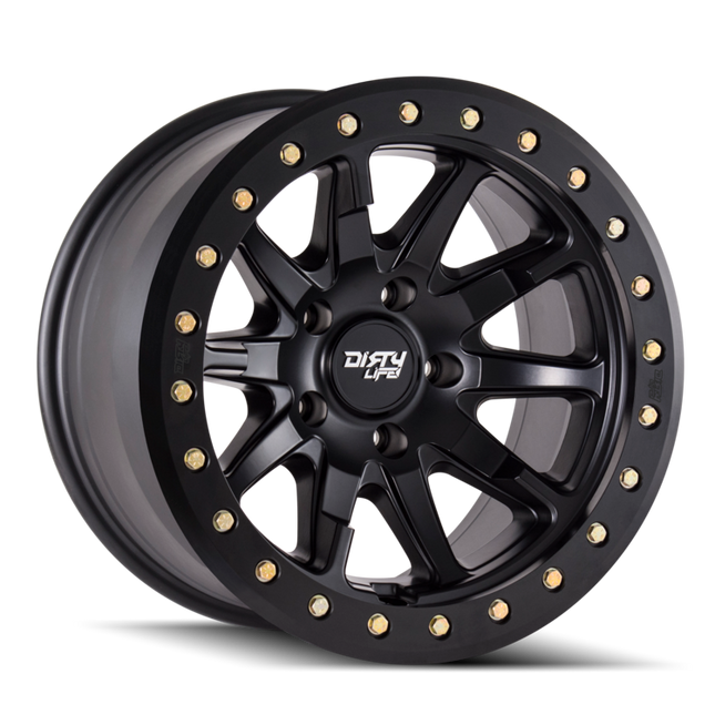 DIRTY LIFE 17x9 12N 5x127 CB71.6 Dual Tek DT2 Matte Black 1542KG