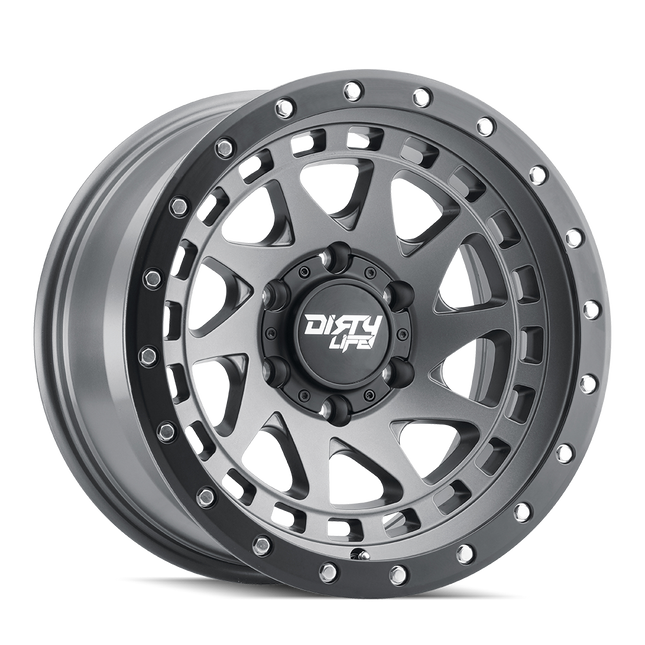 DIRTY LIFE 17x9 0P 5x150 CB110.2 ENIGMA PRO Satin Graphite Black Lip (AW-3)