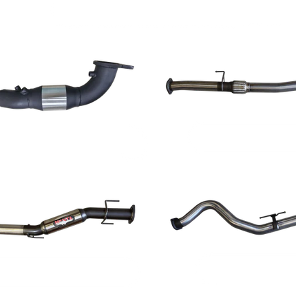 BT50 2020 ON 3.0L TURBO BACK WITH CAT & HOTDOG - STAINLESS STEEL