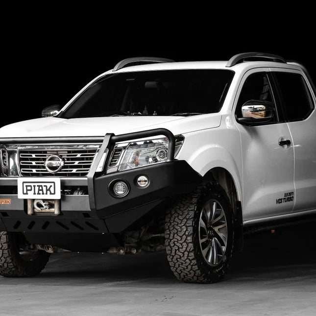 PIAK Premium Loop Bar (Black Recovery Points & Bash Plate) for Nissan Navara D23/NP300 (3/2015 to 12/2020)