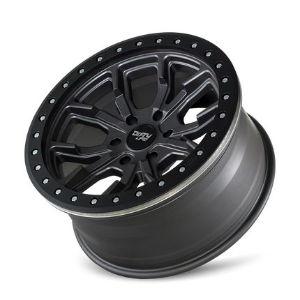 DIRTY LIFE 17x9 12N 6x139.7 CB110 Dual Tek DT1 Satin Graphite Black Lip 1542KG