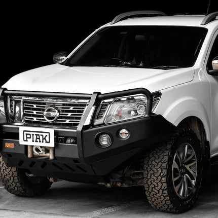 PIAK Premium Loop Bar (Black Recovery Points & Bash Plate) for Nissan Navara D23/NP300 (3/2015 to 12/2020)