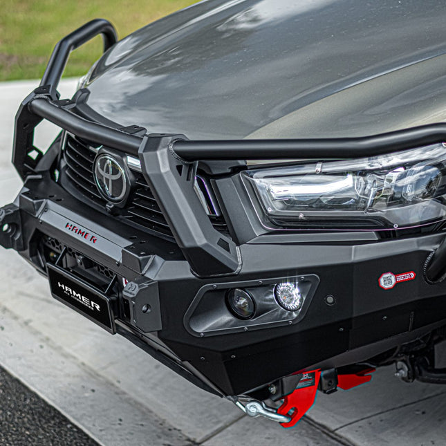 Hamer King Series Plus Bull Bar for Hilux Rogue (2023+)