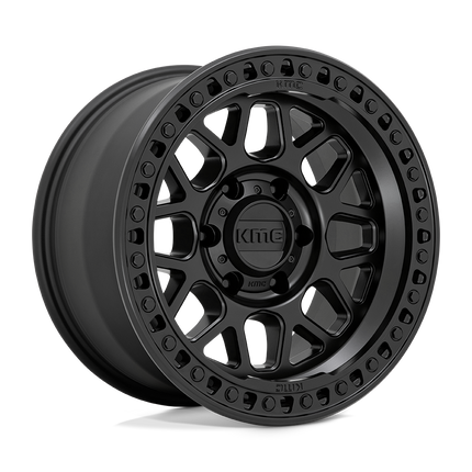 KMC GRS Satin Black 17x9 0mm Offset