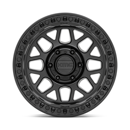 KMC GRS Satin Black 17x9 0mm Offset