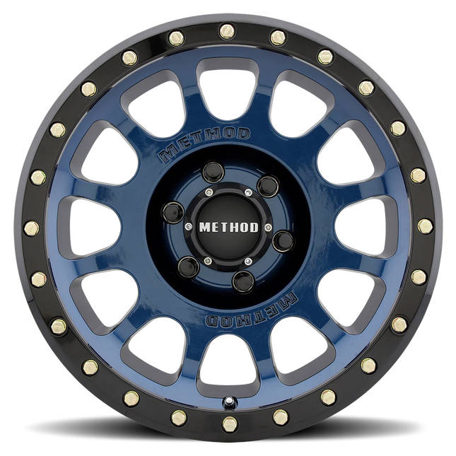 Method MR305 Wheel Bahia Blue Gloss Black Lip