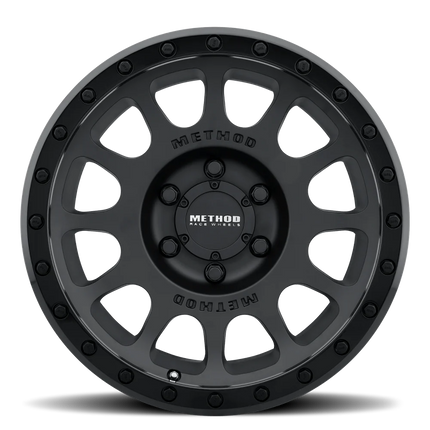 Method MR305 Wheel 6lug Matte Black Gloss Black Ring