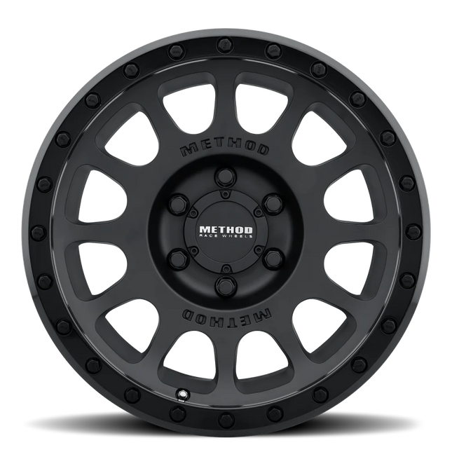 Method MR305 Wheel 6lug Matte Black Gloss Black Ring