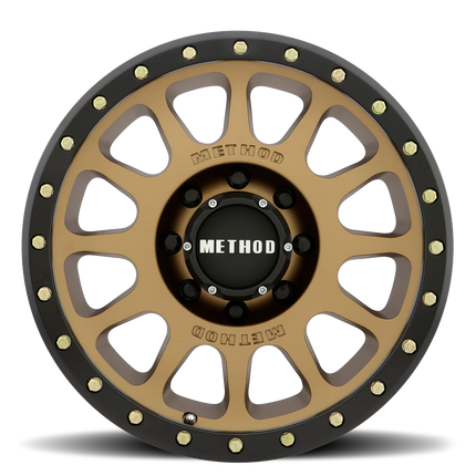 Method MR305 Wheel 8lug Bronze Face Matte Black Lip Face