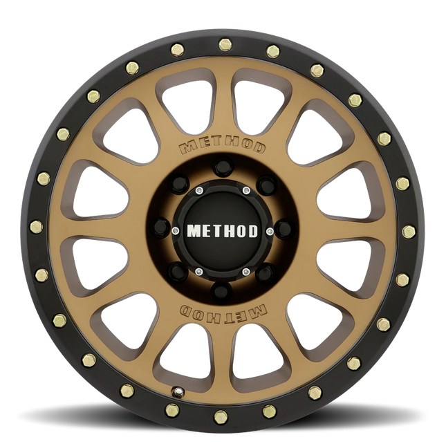 Method MR305 Wheel 8lug Bronze Face Matte Black Lip Face
