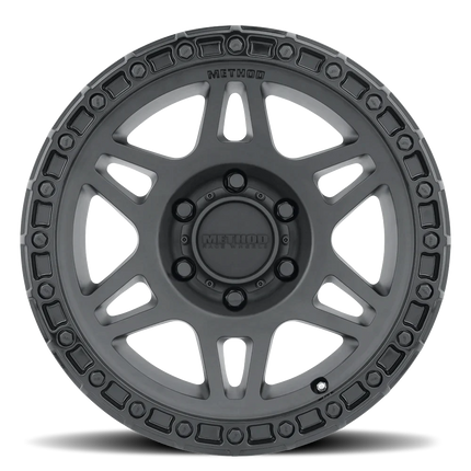 Method MR312 Wheel 6lug Matte Black Gloss Black Lip