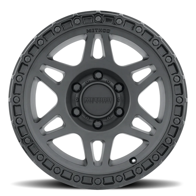 Method MR312 Wheel 6lug Matte Black Gloss Black Lip
