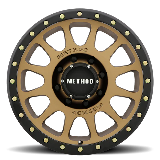 Method MR305 Wheel 8lug Bronze Matte Black Lip 18x9