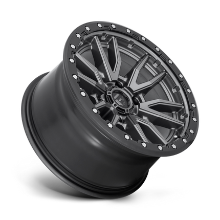 Fuel D680 Rebel Matte Gun Metal Black Bead Ring 18X9 6X139.7 +20