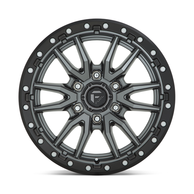 Fuel D680 Rebel Matte Gun Metal Black Bead Ring 18X9 6X139.7 +20