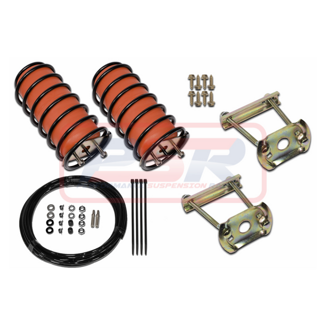 Mitsubishi Pajero NA - NJ (Leaf Spring Rear) 1983-1987 Polyair Red Bag Airbag Kit