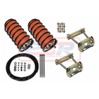 Toyota 4-Runner LN61 - LN63 - YN63 (Leaf Spring Rear) 1984-1987 Polyair Red Bag Airbag Kit