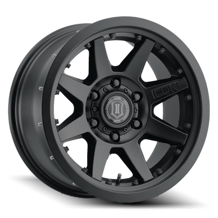 Icon Rebound Pro Satin Black 17x8.5 0p 6x139.7