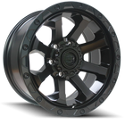 American Outlaw Capone Rim Satin Black 17x8.5 +18