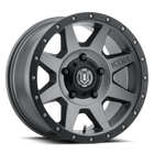 ICON REBOUND TITANIUM /BLACK LIP 17X8.5 6X139.7 +18