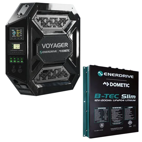 VOYAGER SYSTEM LEFT 3000W INC B-TEC 200AH SLIM