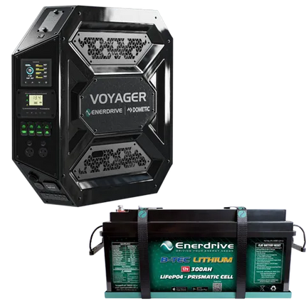 VOYAGER SYSTEM LEFT 3000W INC B-TEC 300AH G2