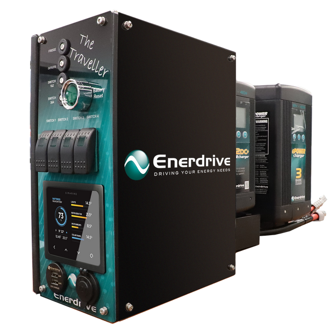 Enerdrive - Traveller 03 Right Inc 200ah Lithium Btec Bundle