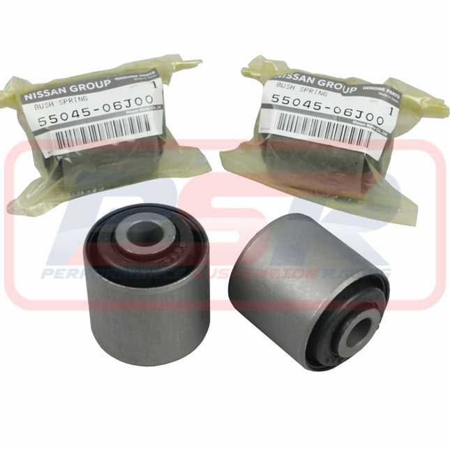 Genuine Nissan Patrol GQ / GU Rubber Rear Trailing Arm Bush Set 55045-06J00