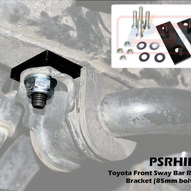 Toyota Front Sway Bar Relocation Bracket (85mm bolt spacing)
