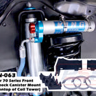 Toyota Landcruiser 70 Series Front External Shock Reservoir Mount (Mounted on top of Coil Tower)