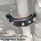 Nissan Navara D40 / NP300 Tailshaft Clearance Bracket (bolts to Fuel Tank support X-member)