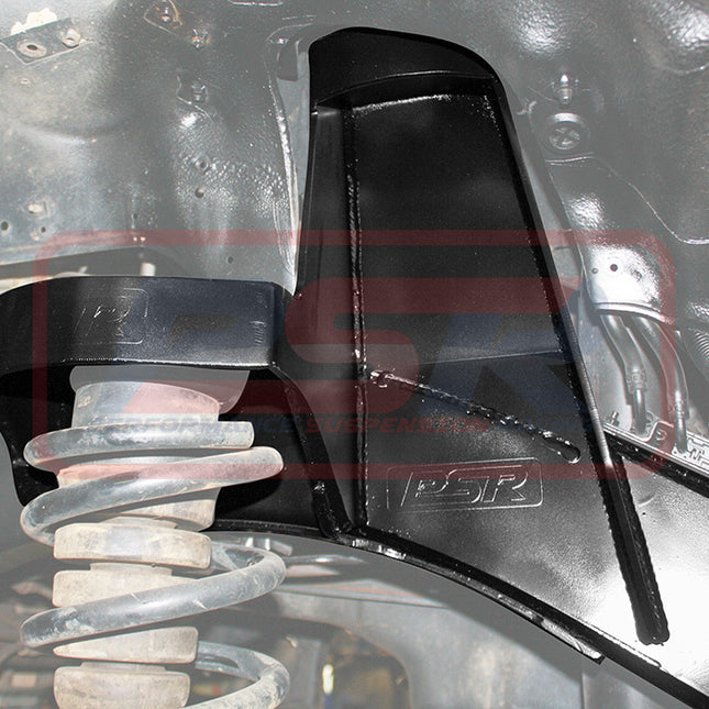 Nissan Patrol GQ-GU Front Raised Shock Tower System 75mm (Weld in)(pin shock mounting)