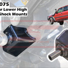 Nissan Patrol GQ-GU Rear Lower High Clearance Shock Mounts (80mm raised)