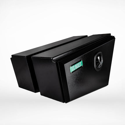 750mm NTR Tapered Aluminium Under Tray Toolbox (Pair) - Black